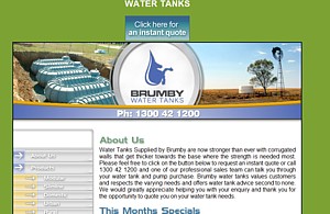 Bushranger / Brumby Water Tanks