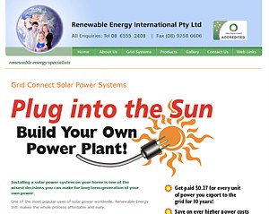 REI - Renewable Energy International Perth - Ph 08 6555 2408
