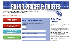 Solar Quotes - Free Service - 3 Solar Quotes in your Area in Australia - PHONE 1300-370-173
