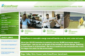 Green Power Website - Accredited Renewable Energy